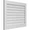 Ekena Millwork Vertical Surface Mount PVC Gable Vent: Non-Functional, w/3-1/2"W x 1"H, Standard Frame, 38"W x 30"H GVPVE38X3001SN - alternate 4